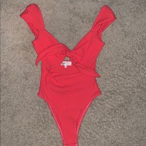 The cutest pink bodysuit!